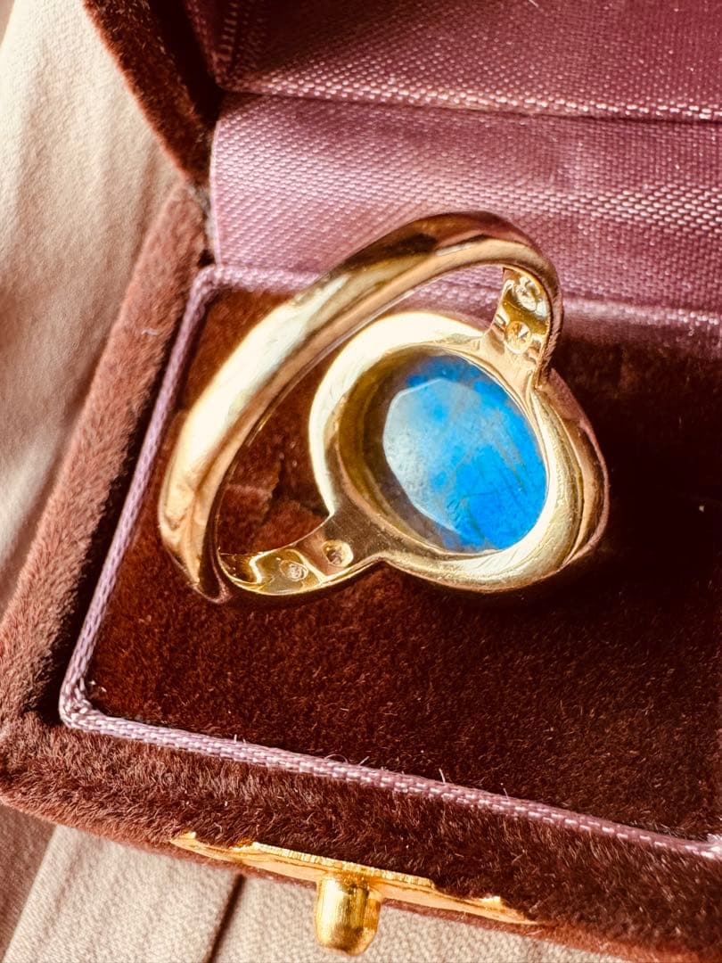 ラブラドライト リング　13号