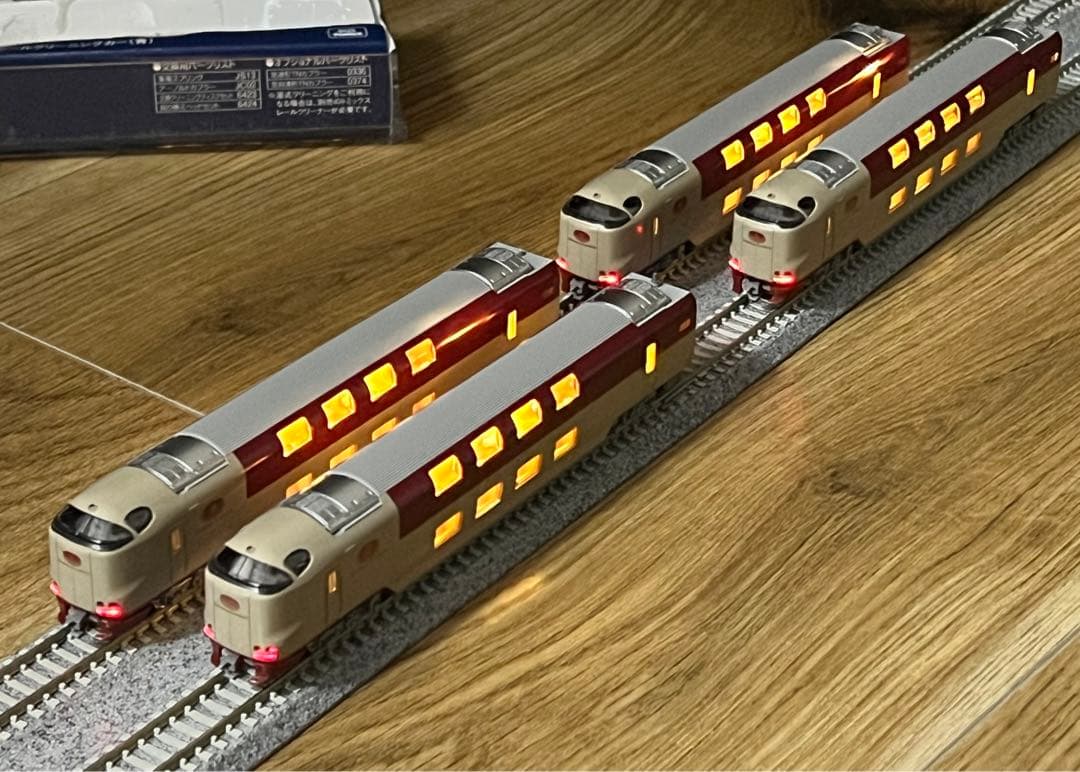 Nゲージ 285系 サンライズ出雲 サンライズ瀬戸 14両 全車室内灯付