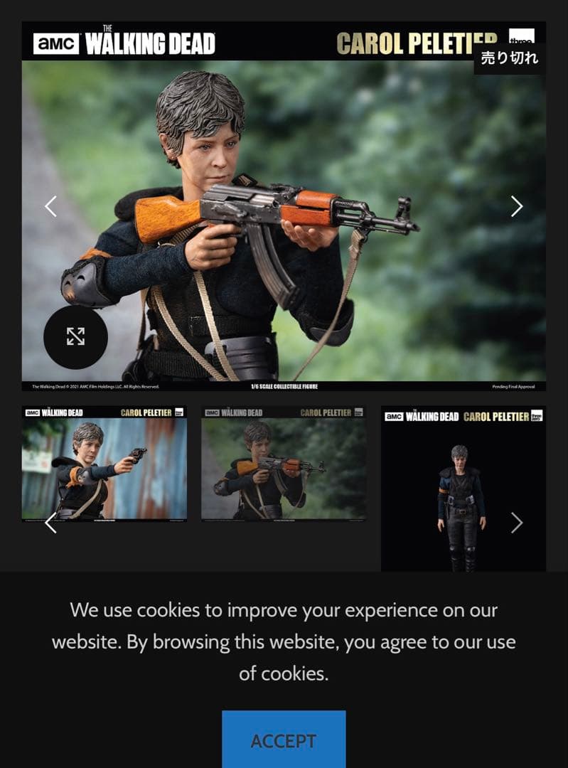 threezero ウォーキング・デッド キャロル・ペレティエ 1/6スケール