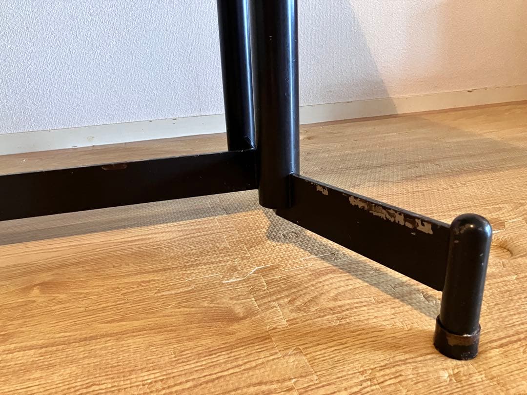 【送料込み】ダイニングテーブル ダークブラウン 木製　インダストリアル