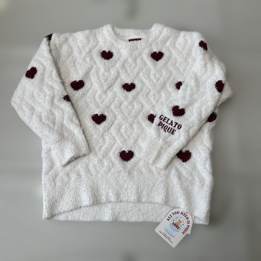 gelato pique ジェラートピケ ハートアラン 上下セット【未使用】
