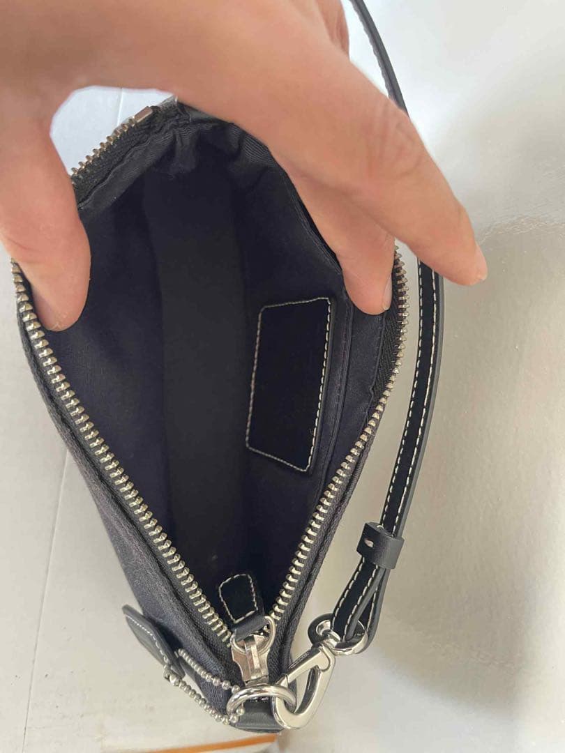 COACH コーチ アクセサリーポーチ ワンショルダーバッグ シグネチャー