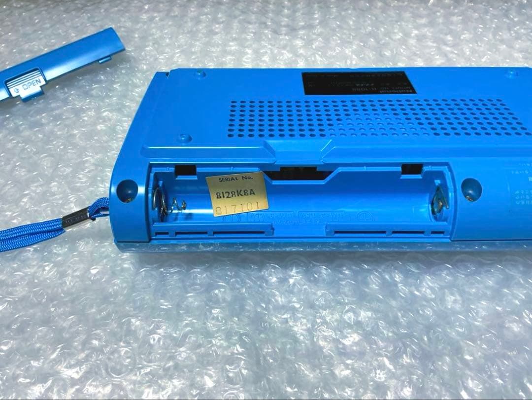 National R-1088☆オルガン付きラジオ☆昭和レトロ☆箱付き☆ブルー Yahoo!