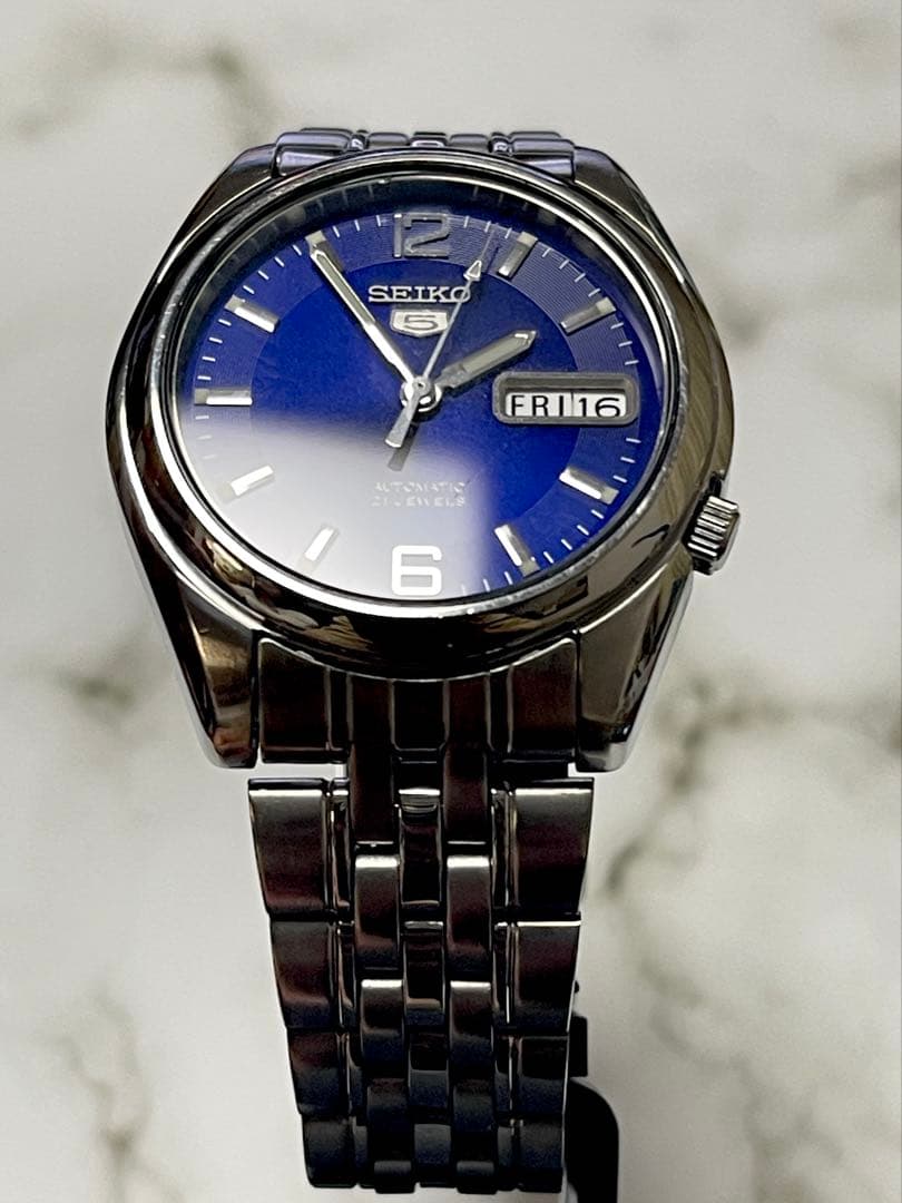 1995年11月製 セイコー5 オートマチック デイデイト　裏スケ　7S26