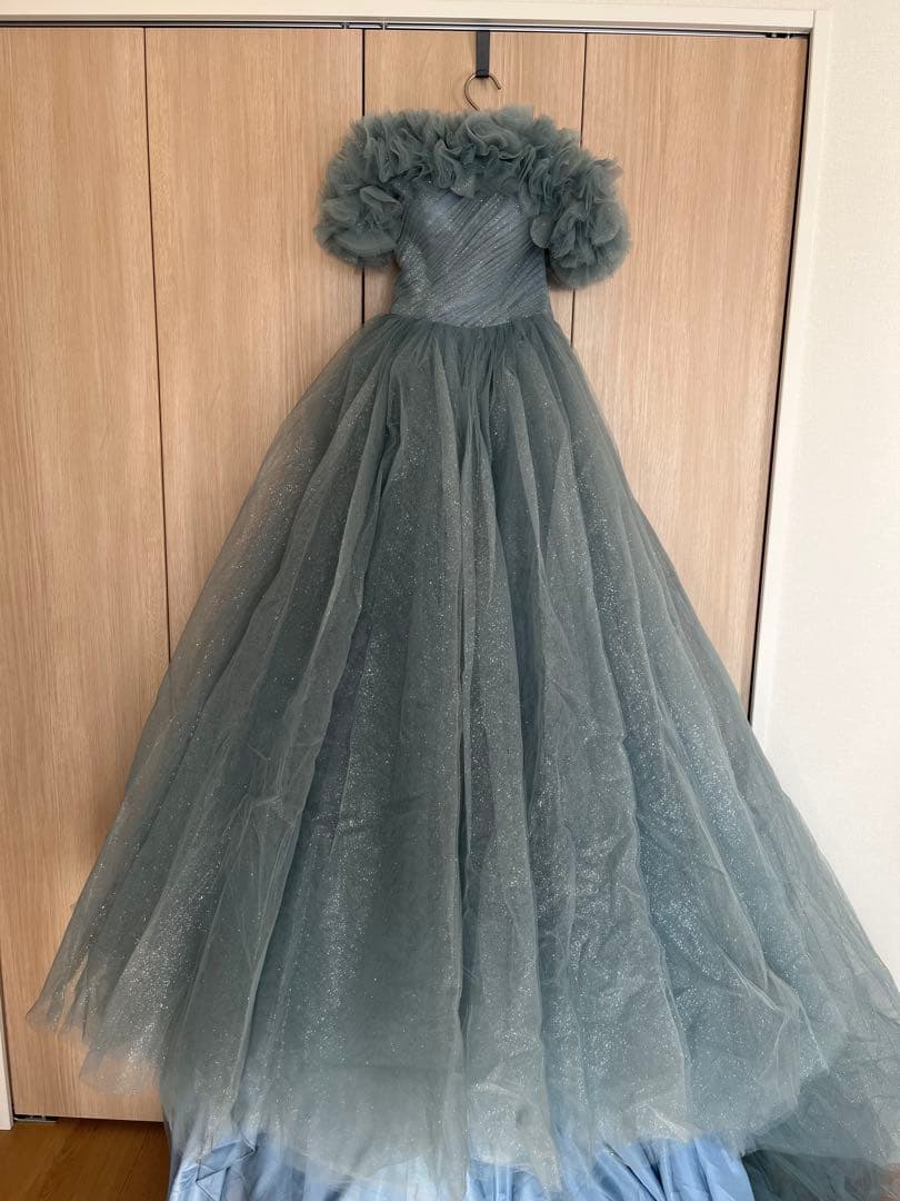 YNS オフショルダー　 ドレス　カラードレス　ウエディング