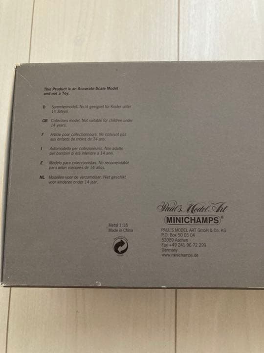 ミニチャンプス　1/18 1967 モンツァ　ポルシェ　906E