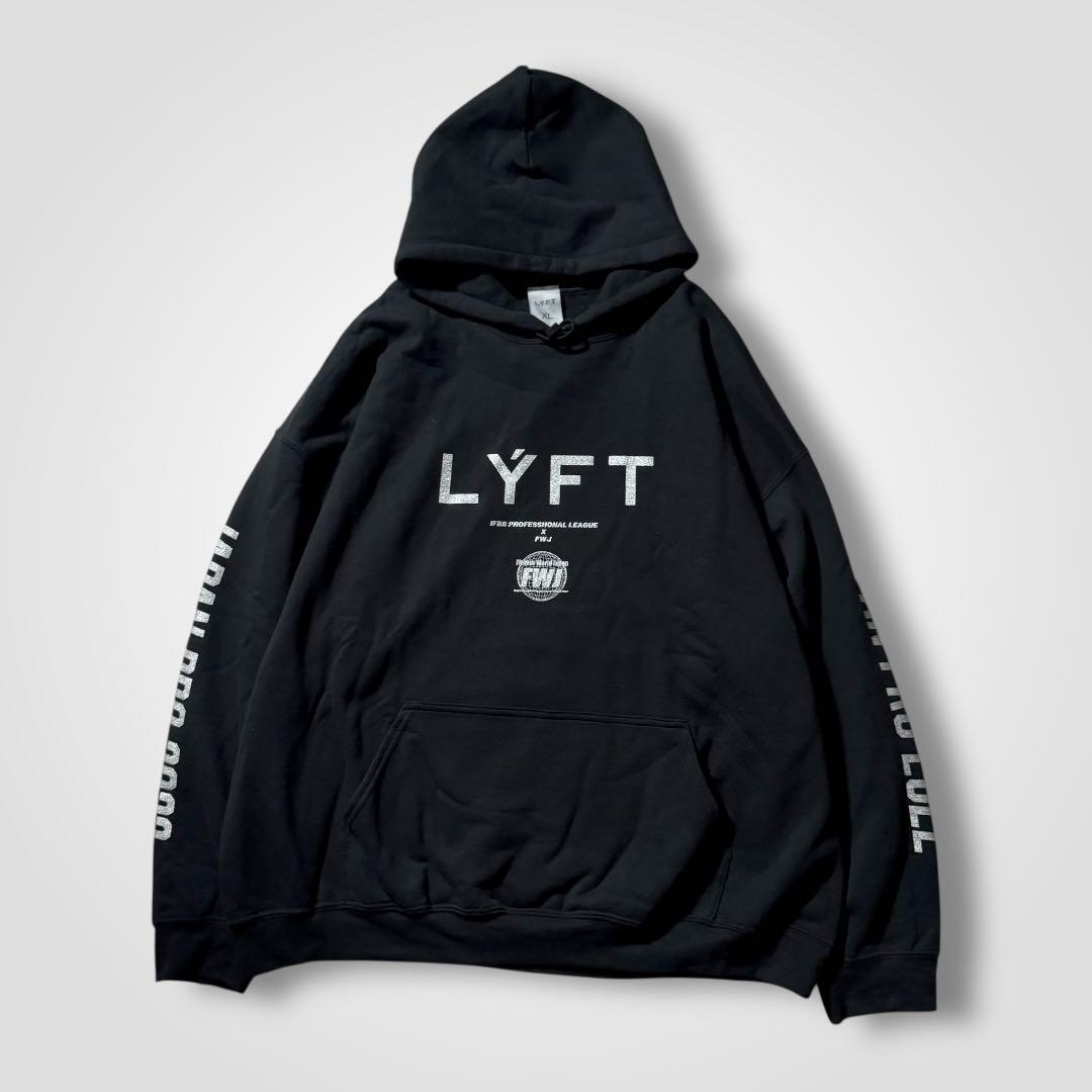 1687◆LYFT× FWJ JAPAN PRO パーカー XL ブラック
