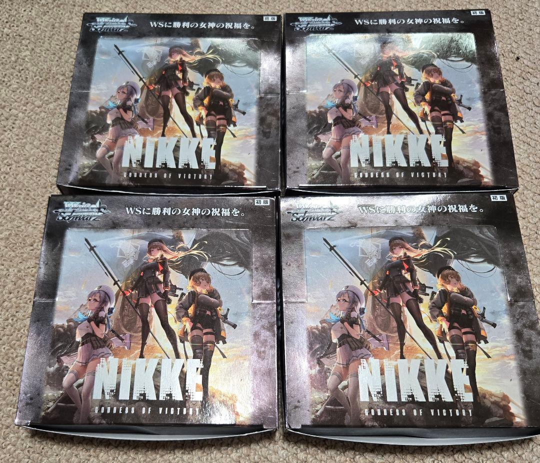 ヴァイスシュヴァルツ 勝利の女神 NIKKE ニケ 4box 勝利の女神 NIKKE ヴァイスシュヴァルツ 新品 シュリンク付き 4BOX