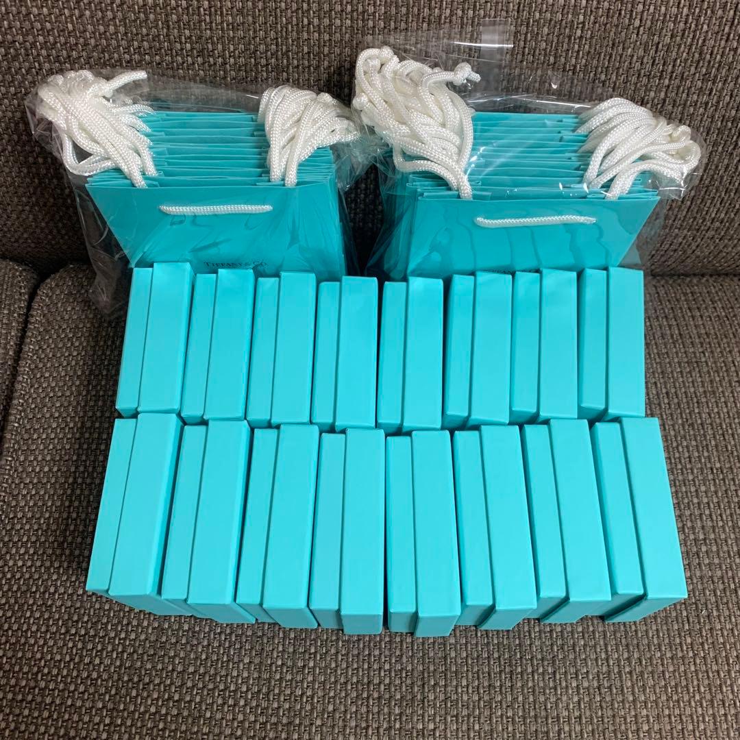 現行品美品Tiffanyティファニーミニショッパー紙袋100枚セット