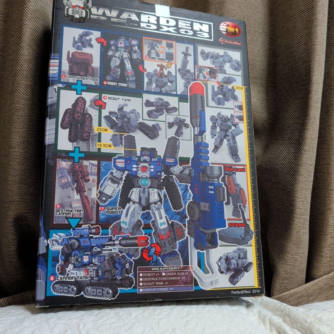 PE-DX03 ウォーデン 非正規トランスフォーマー フォートレスマキシマス