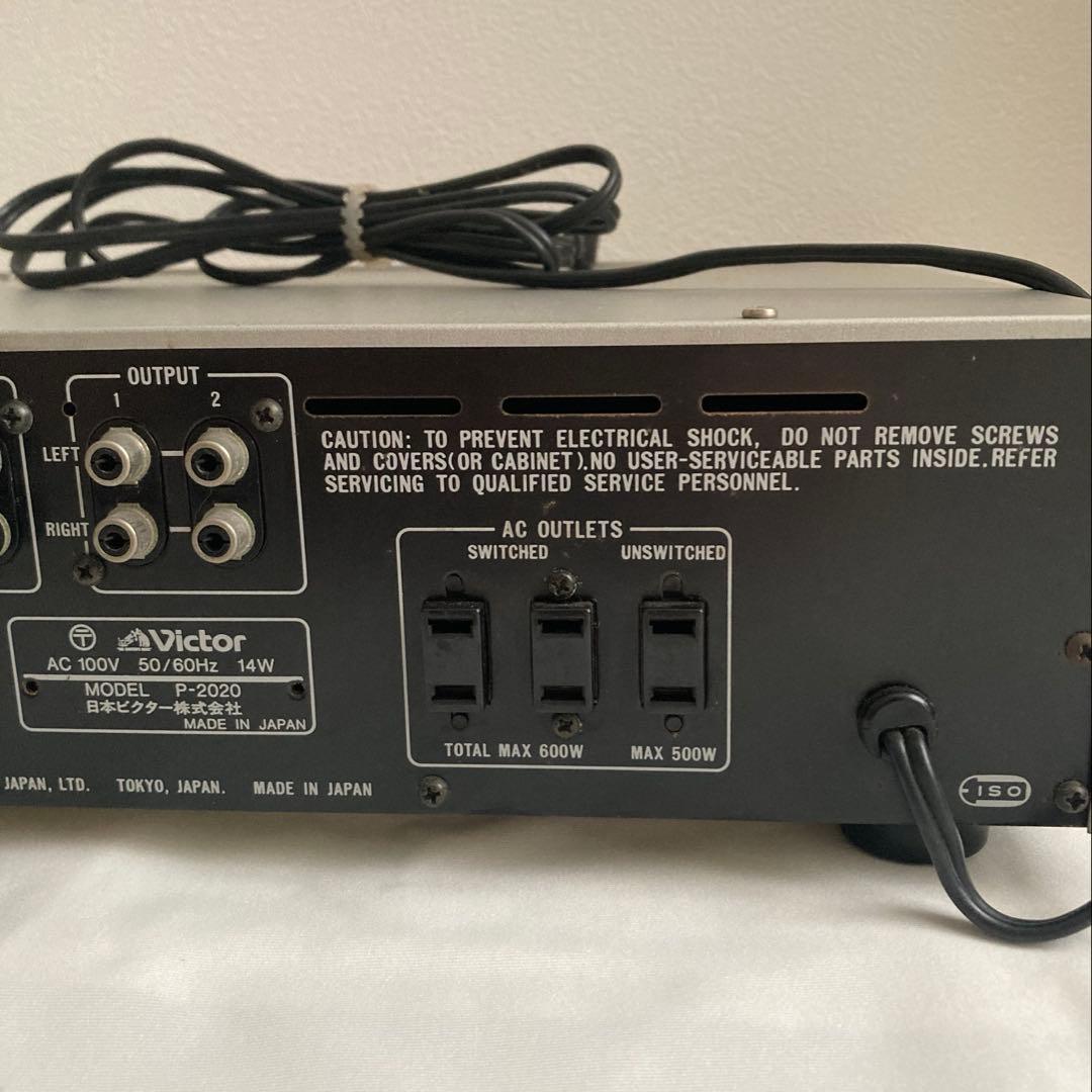 VICTOR ビクター 2020シリーズ P-2020 プリアンプ M-2020 パワーアンプ