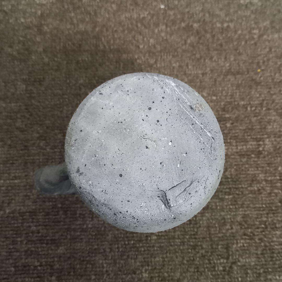 珠洲古窯 燻べ焼 ジョッキ 2客 ペア 中山達磨 栞付 未使用