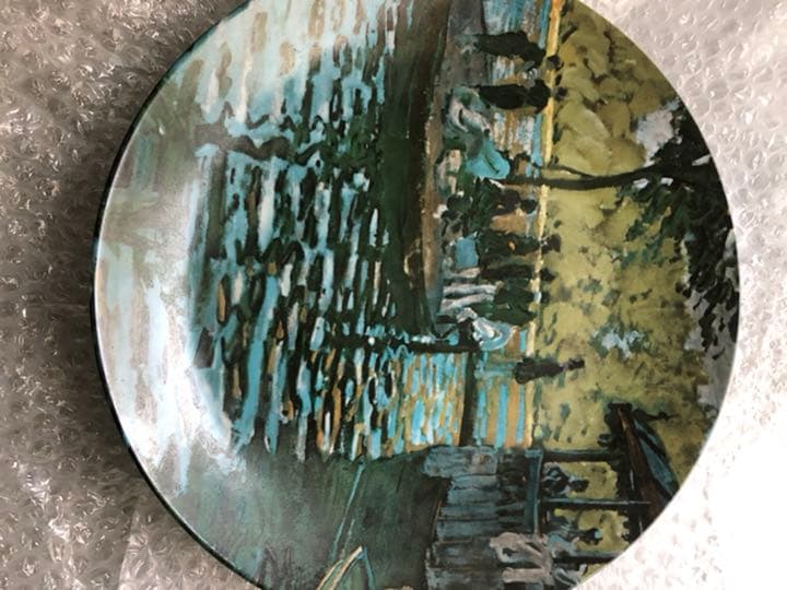 モネ　ラ・グルヌイエール　KPM ポーセリアン絵皿