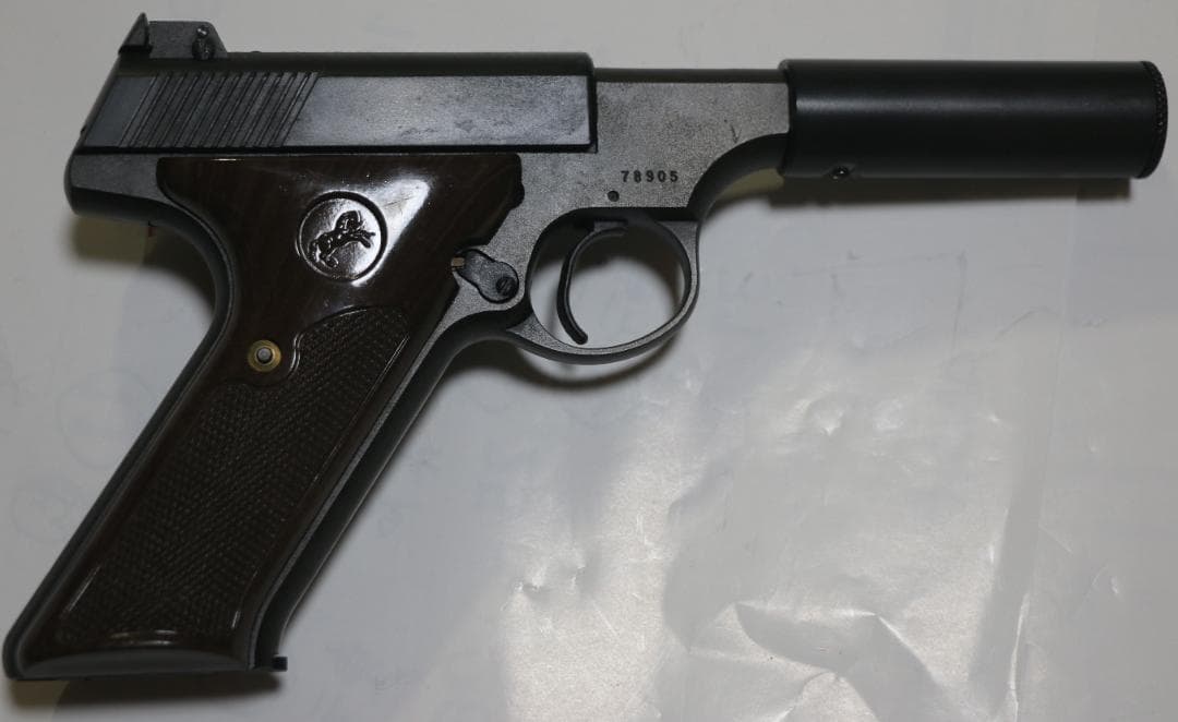 MGC　ＨＷ樹脂製モデルガン コルトウッズマン 短消音器付　 SPG合法品