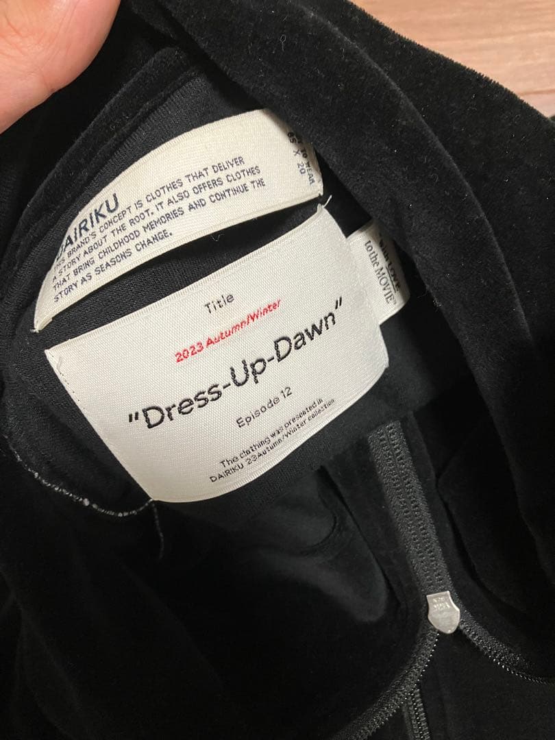 DAIRIKU VELOUR TRACK JACKET【23AW】