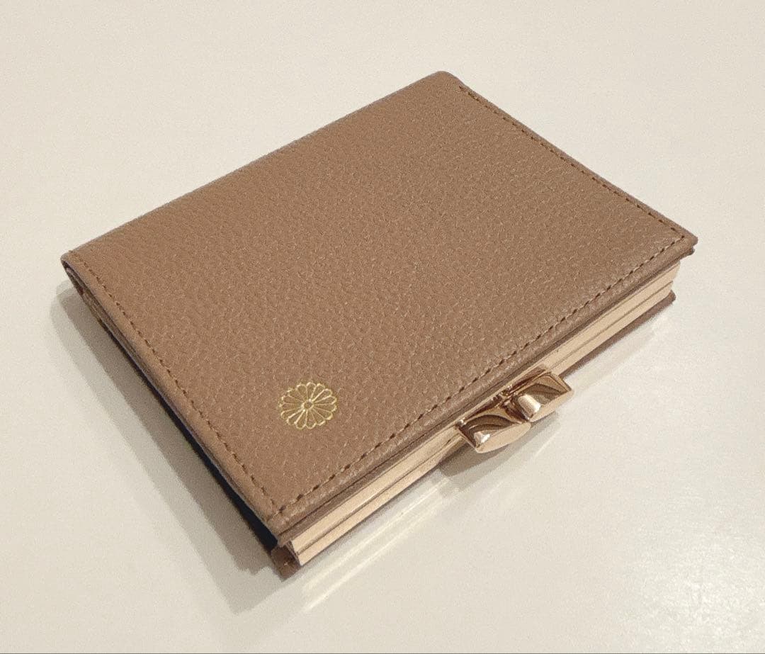 皇居限定 がま口 財布 ブラウン 東御苑 本丸 売店購入品 大バズリ中
