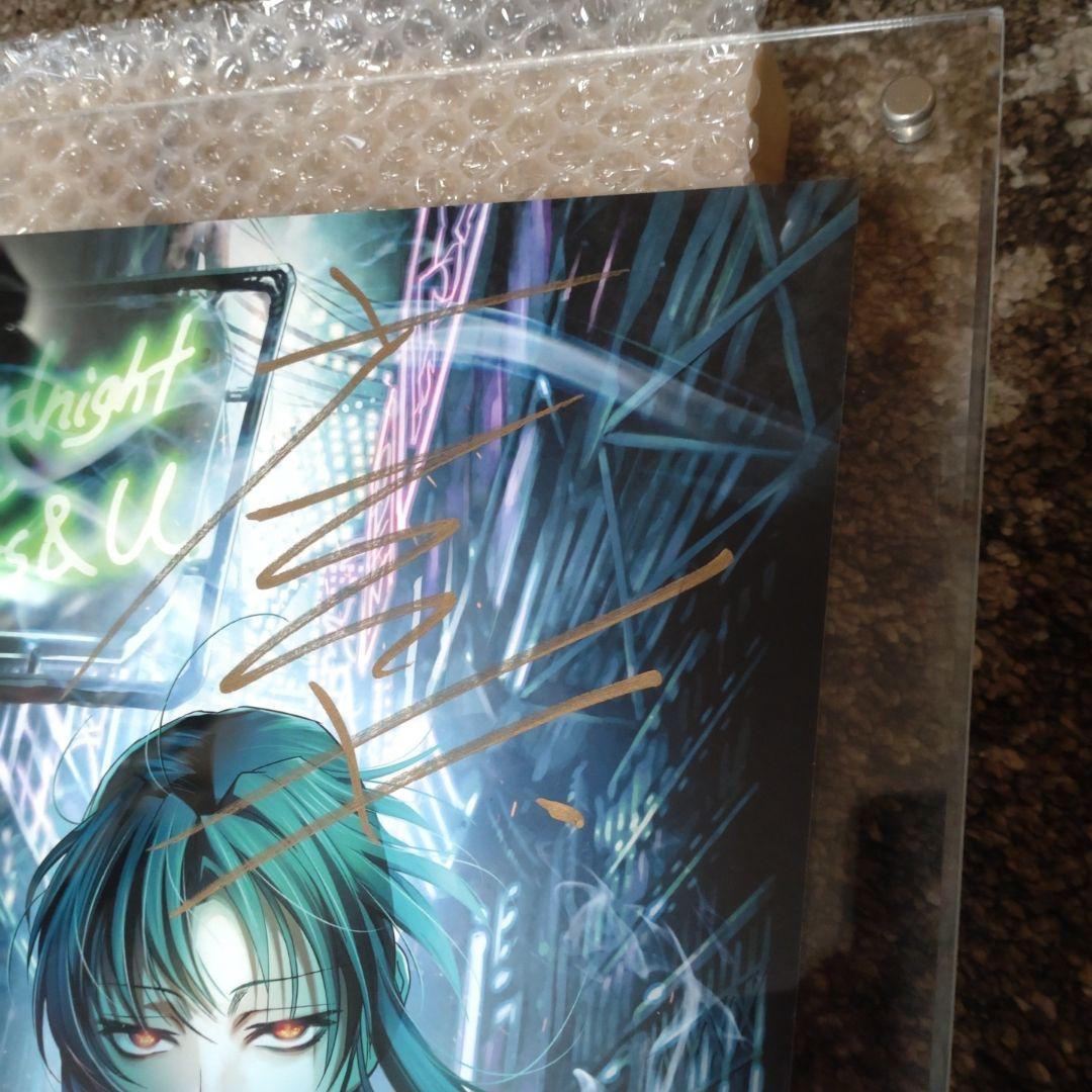 ブラックラグーン レヴィ 直筆サイン入り複製原画