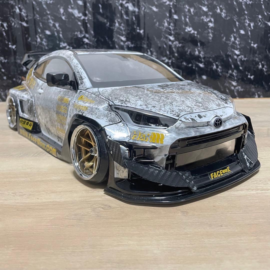 アディクショントヨタ GR ヤリス ドリフトラジコンボディ