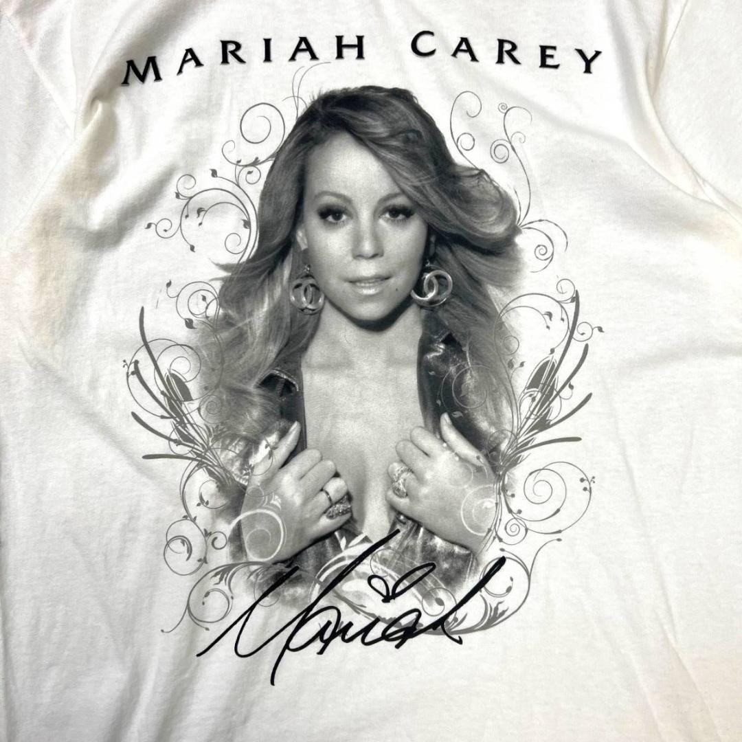 マライア・キャリー 半袖 Tシャツ L ホワイト Mariah Carey - メルカリ