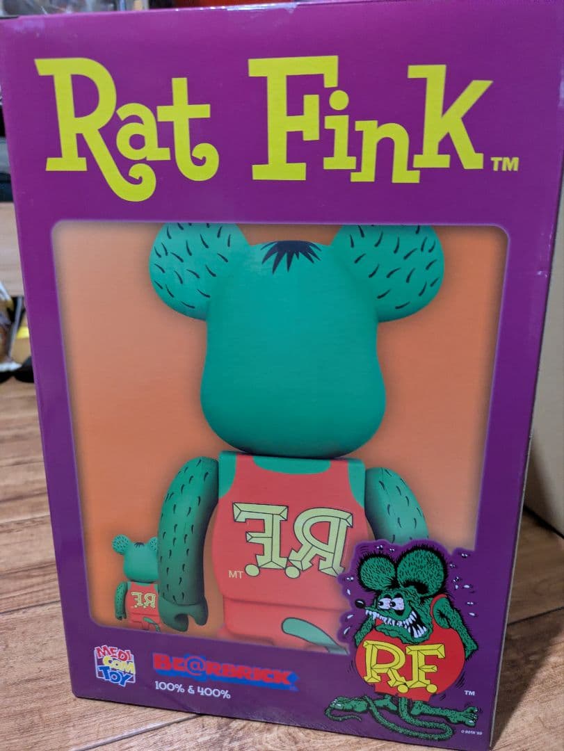 RAT FINK ラットフィンク ベアブリック 400%＆100% 未開封 - メルカリ