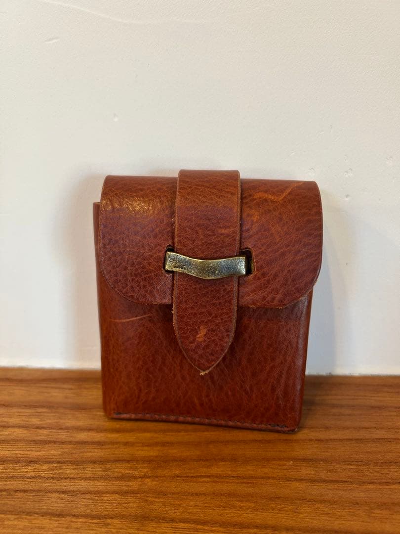 池之端銀革店　Haru Garson Compact Wallet