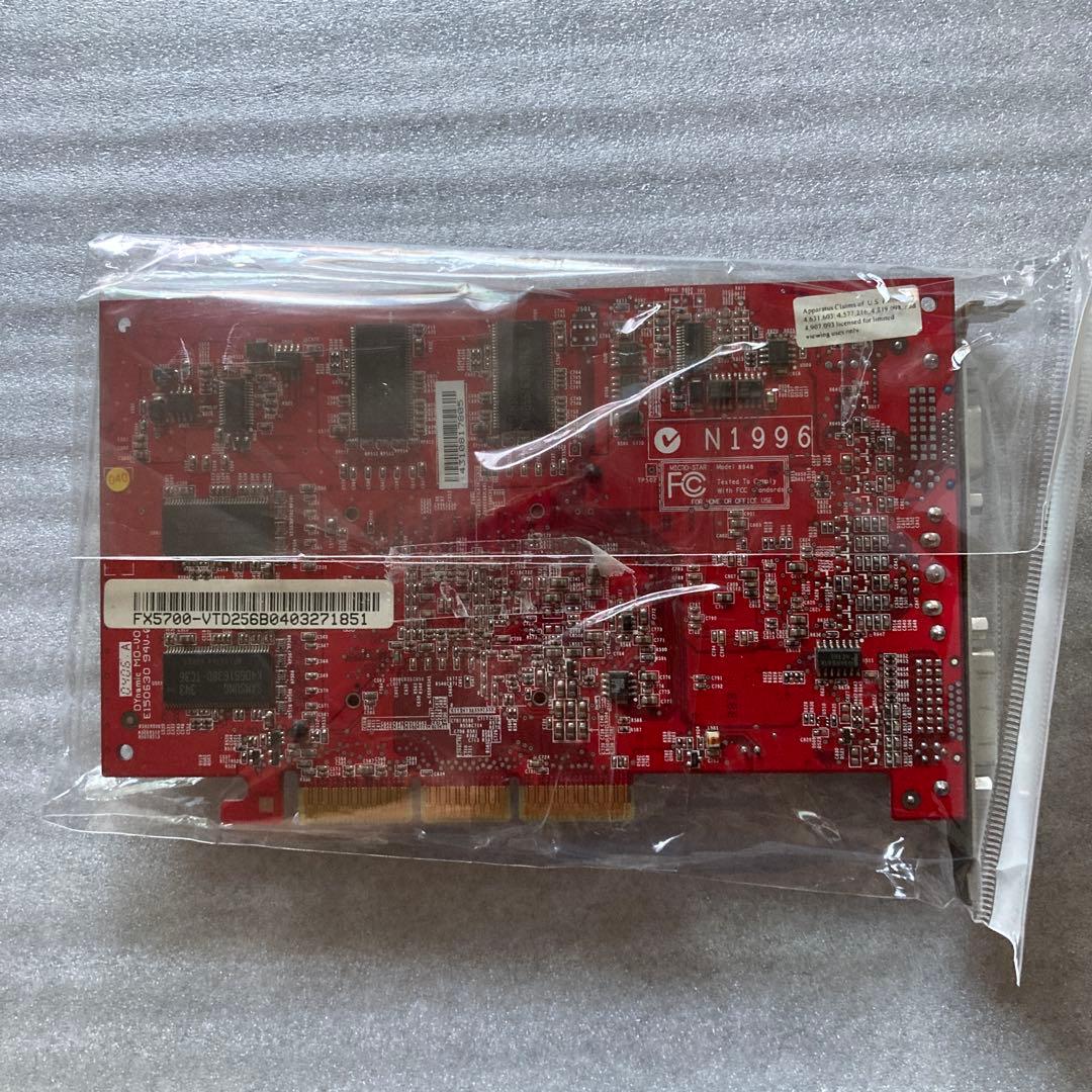 ジャンク MSI GeForce FX5700 256MB AGPビデオカード Nvidia Fx 5700