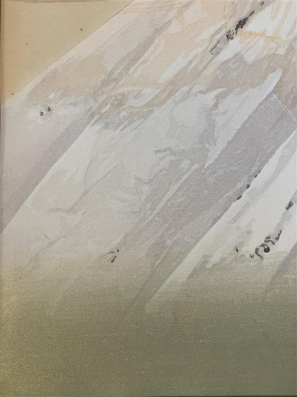 ミ*ア様 「真作」奥村土牛「富士」木版画　184/250　証書付き