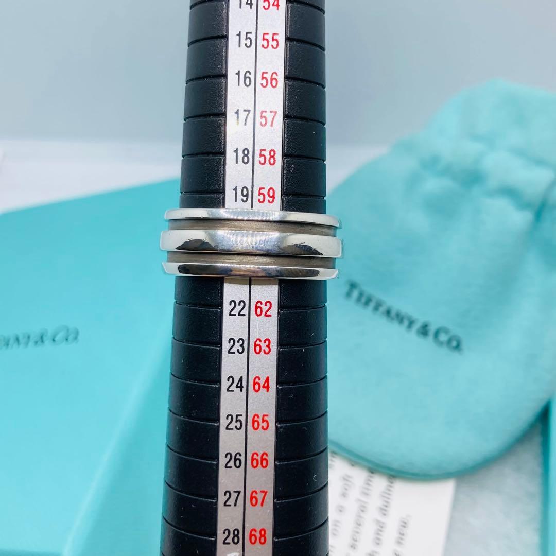 極美品✨ ティファニー リング ダブルライン AG925 #20