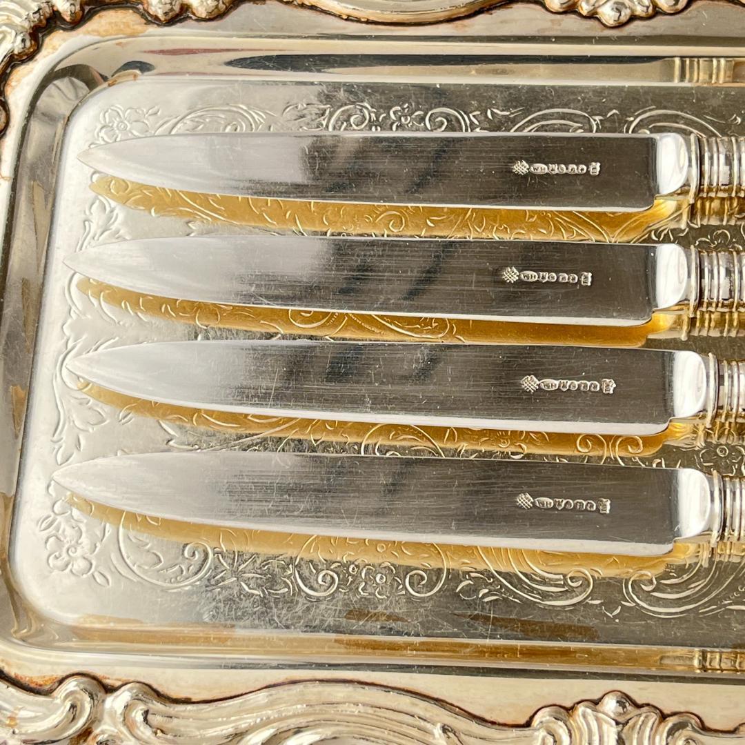 【William Yates 】【純銀継手 / 白蝶貝】アールデコ パストリー