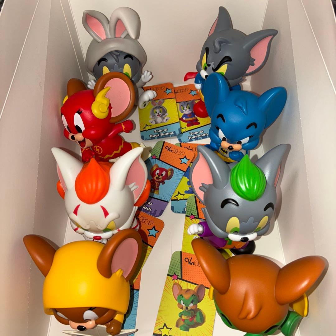 ワーナー・ブラザース100周年 トムとジェリー コスプレ フィギュア 8種