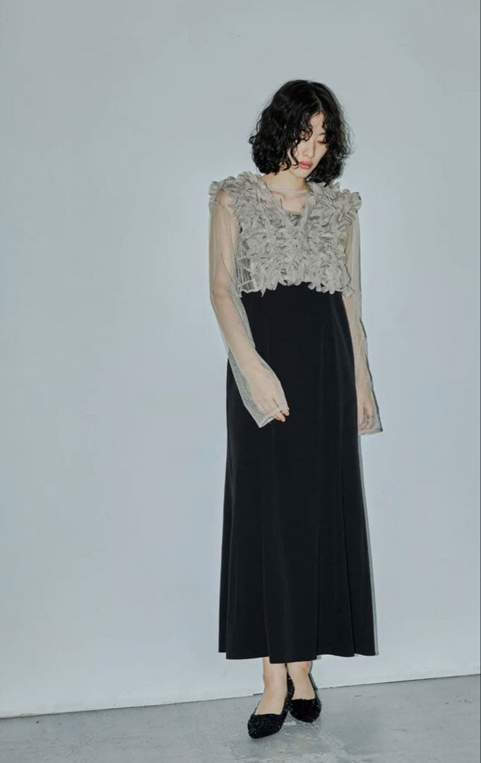 Many wayフリルドレス｜niana 3点セットMany wayフリルドレス