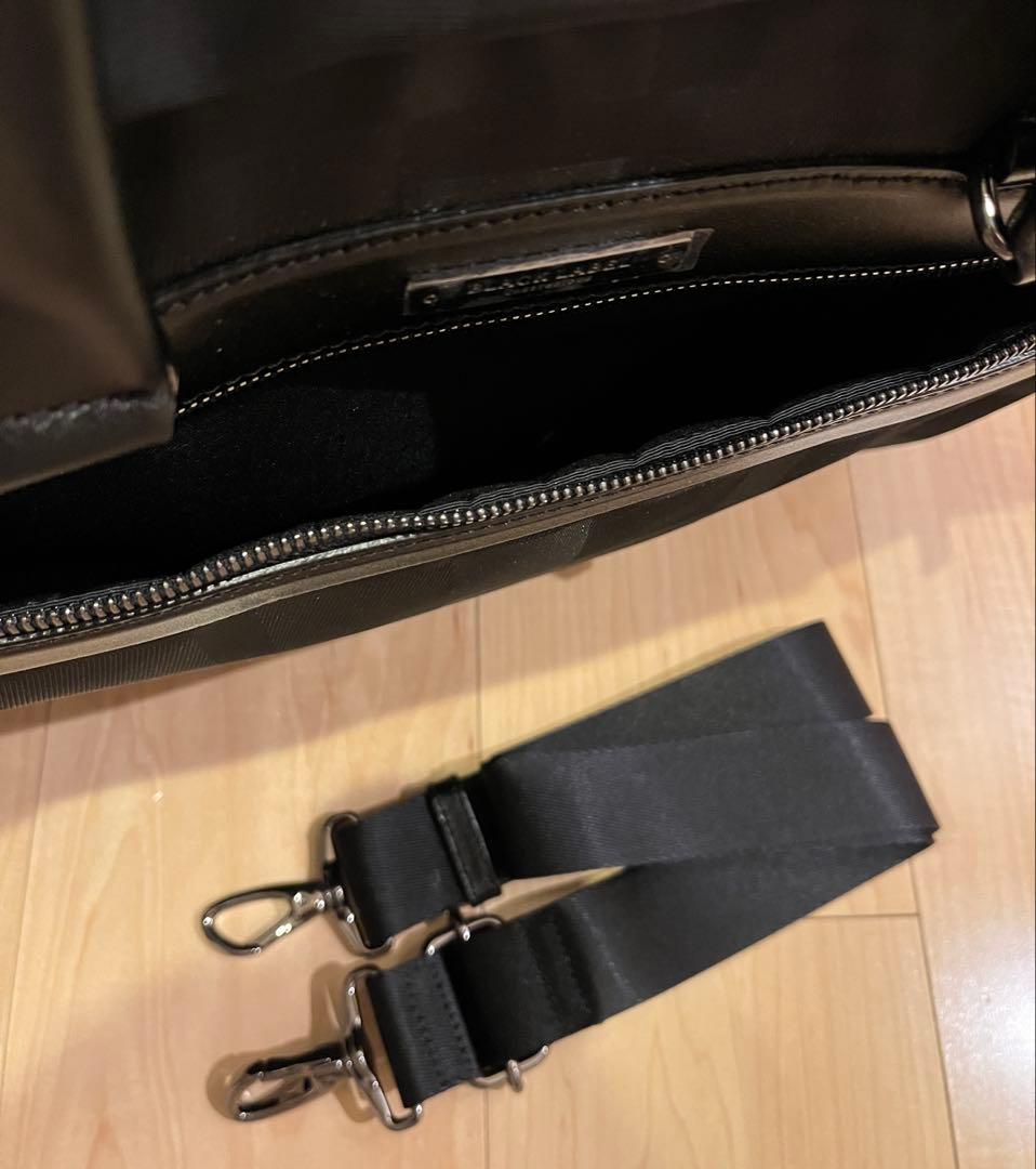 【値下げ】ブラックレーベルクレストブリッジ チェックブリーフケース