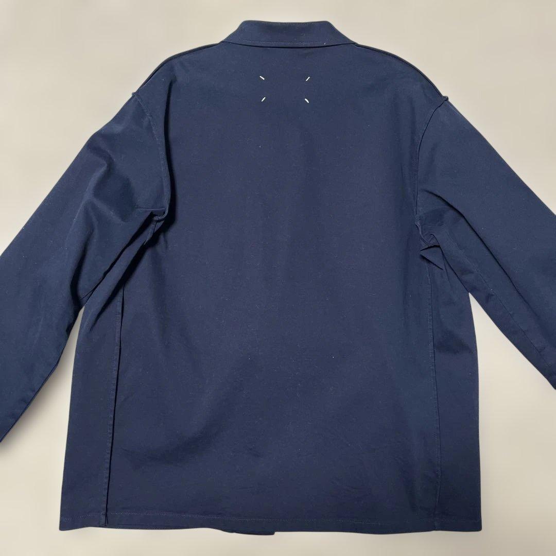 マルジェラ　ネイビー　ジャケット　カバーオール　コットン