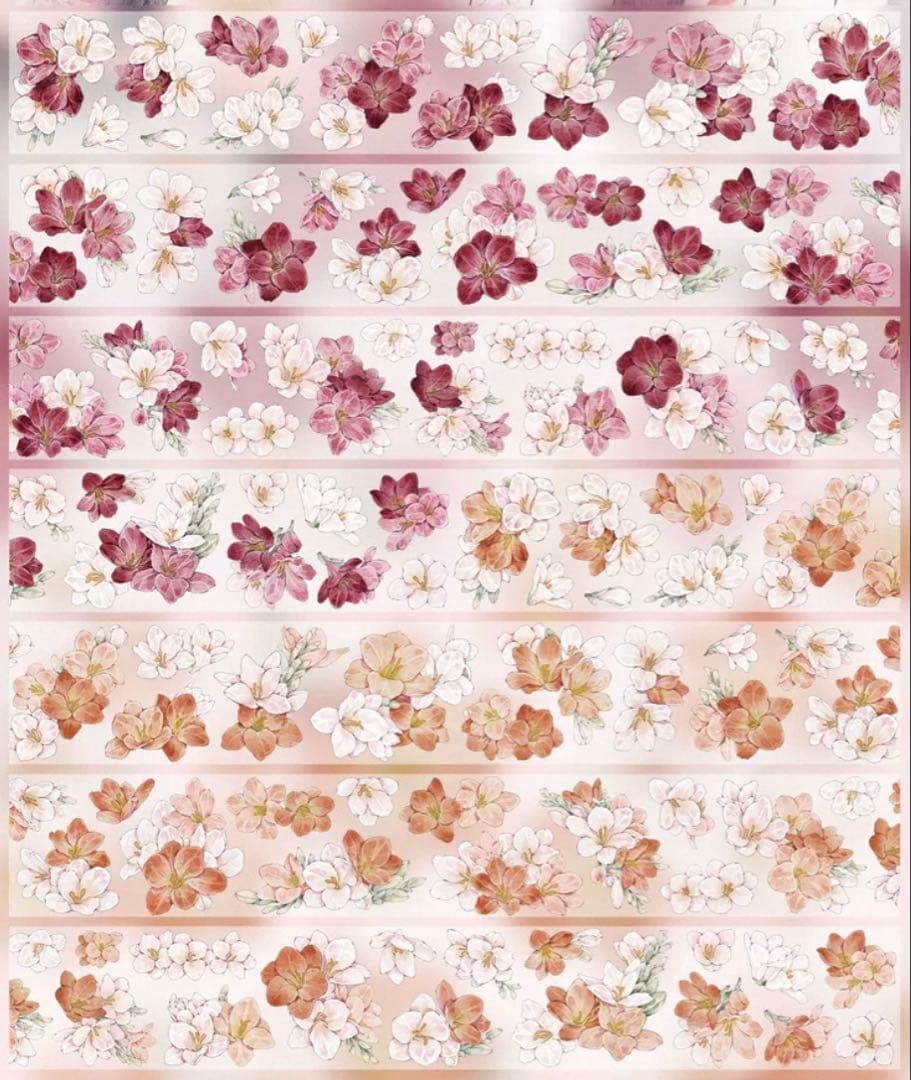 贝壳 番茄炒蛋 ダイカット加工 6cm×4.4m 海外マスキングテープ