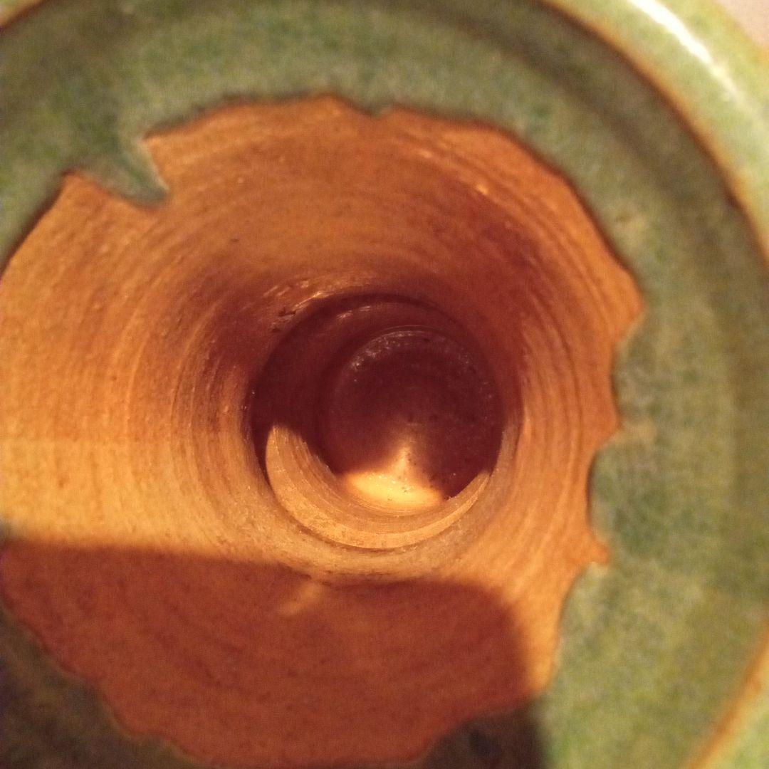 【大作 名品】法正寺焼　立鼓花入(幻の窯)