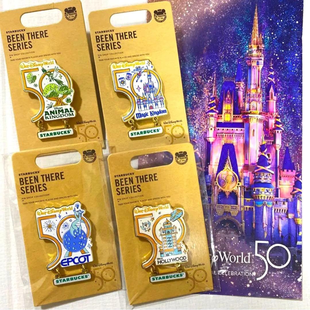WDW ディズニーワールド 50周年 スタバ starbucks ピンバッジ - メルカリ