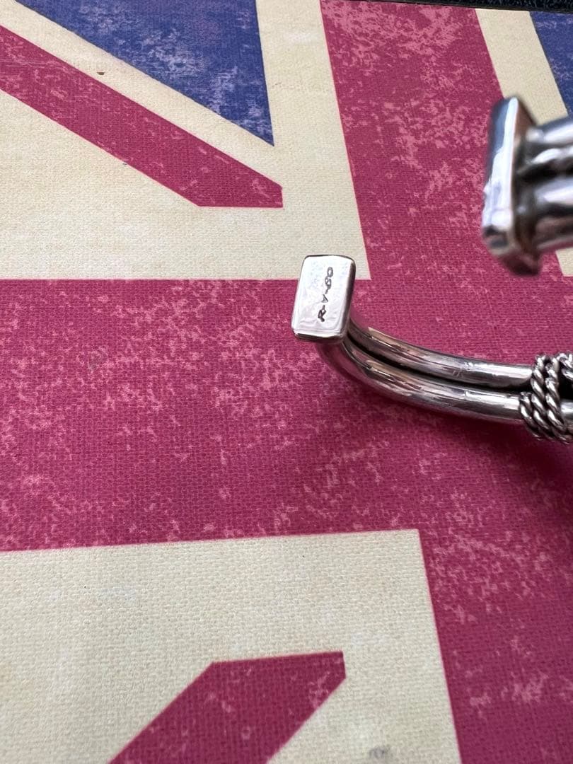 5mm幅希少！スティーブアルビソ　ホースウィスパラーバングル