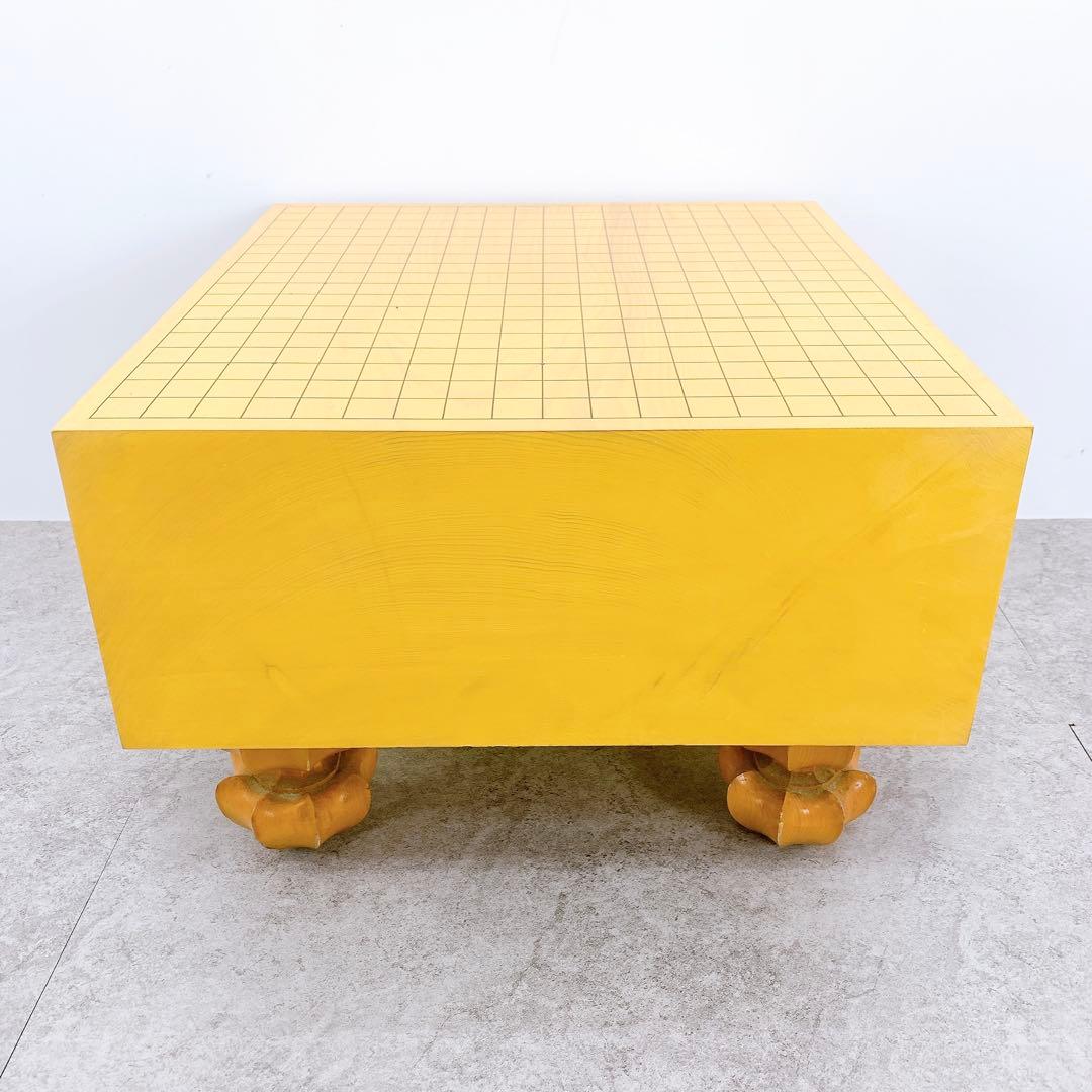 本榧　ほんかや　囲碁盤　囲碁　5.5寸　ヘソ　脚付　最高級　厚め