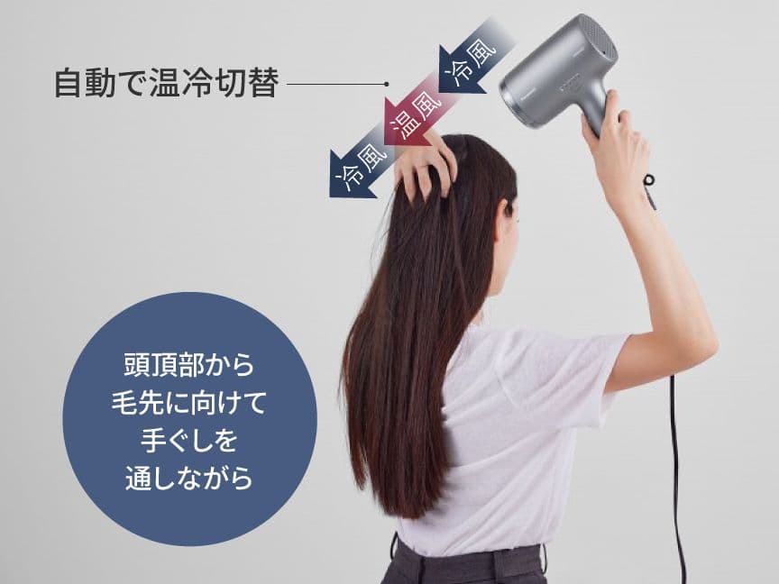 【新品未使用】Panasonic EH-NA9MH グレー ヘアドライヤー