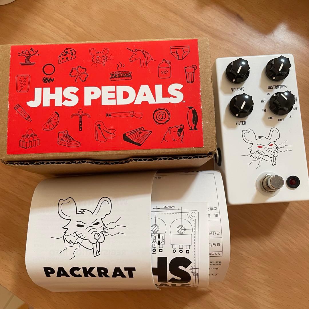 ギター JHS Pedals PackRat WHITE