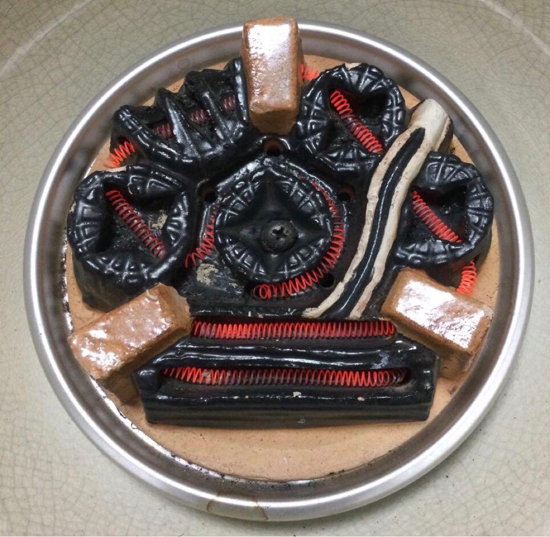 希少☆レア☆面取風炉☆茶道具☆唐銅☆五徳☆金属 【