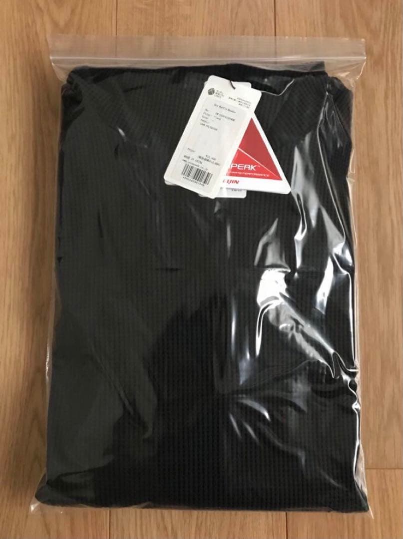 【新品】 Peak Dry Waffle Hoodie Black