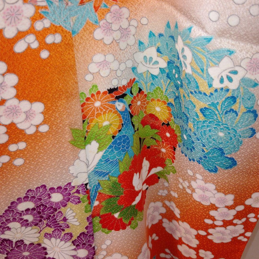 七五三　女の子被布　3歳　着物　２点セット　正絹　保管品