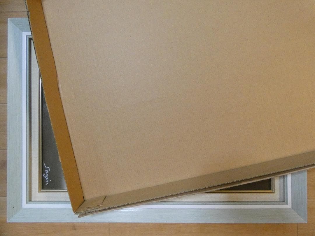 絵画 千住博 「 風景」サイン 額装済み 肉筆手描き M10