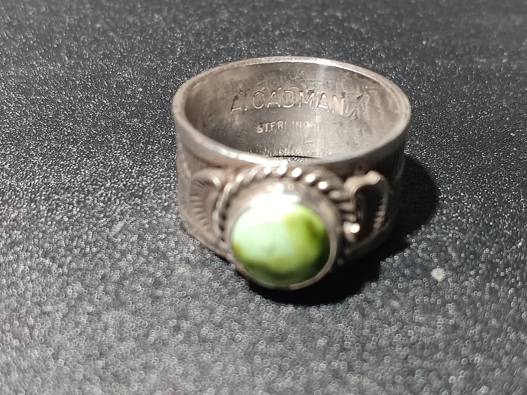 インディアンジュエリー　ナバホ　アンディキャドマン　リング