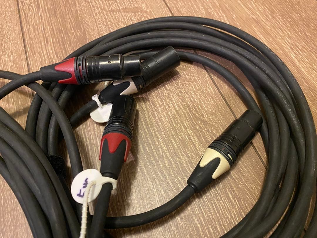 BELDEN 8412 5m 2本 NEUTRIK XLR マイクケーブル