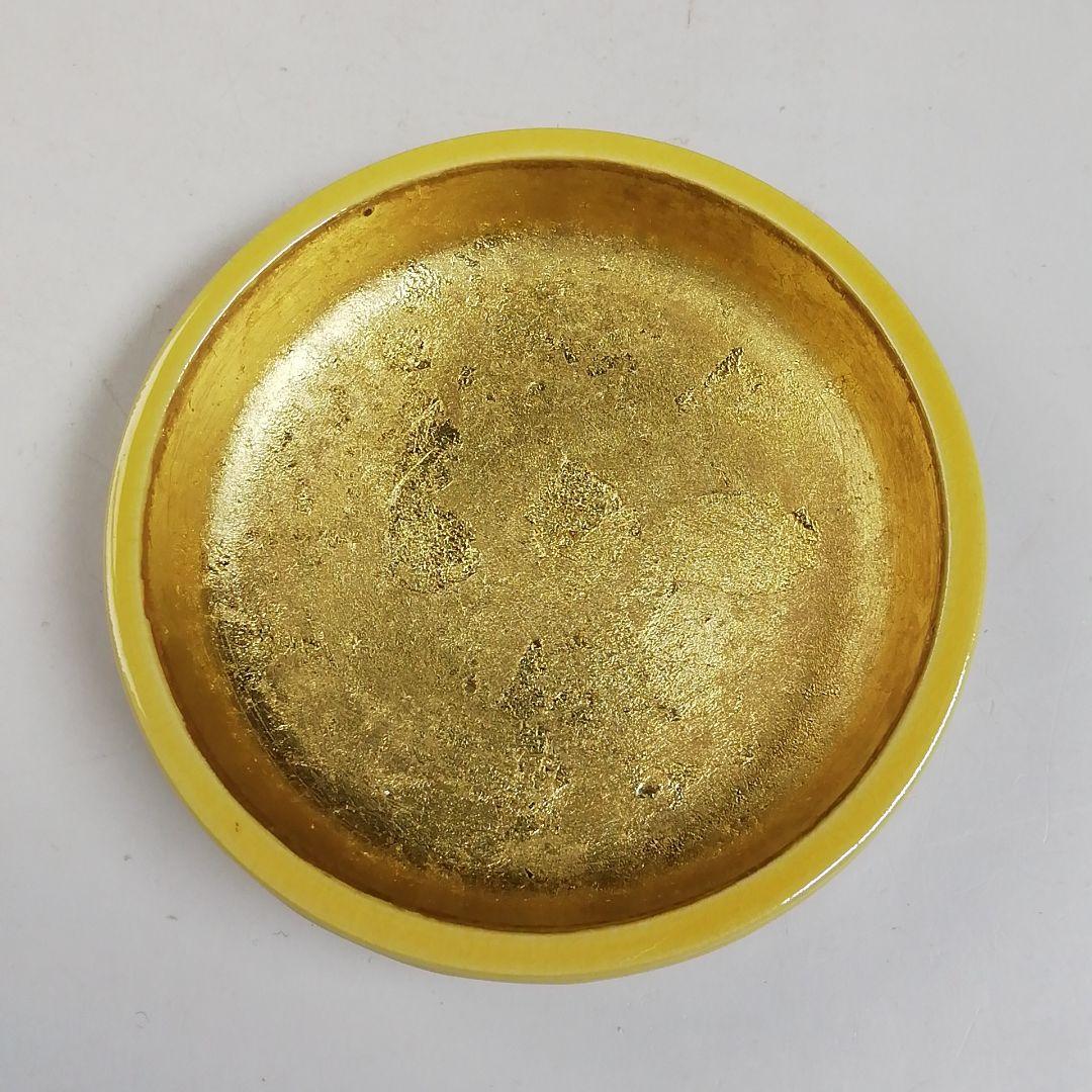 T692 香合 『交趾 独楽』『谷口翠雲 造』 共箱 茶道具 美術品