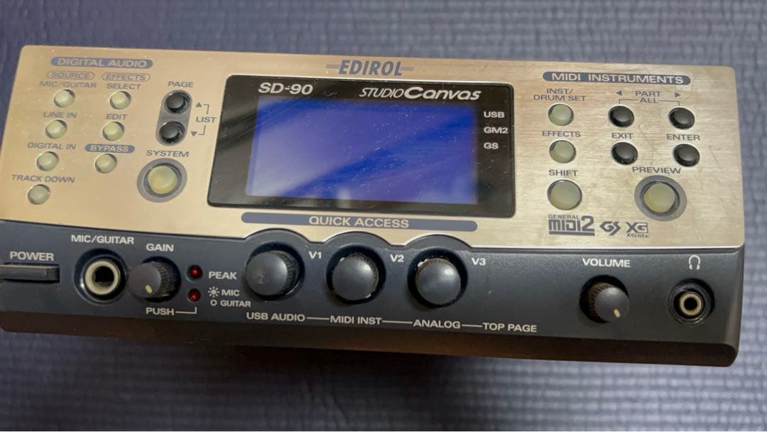 ROLAND EDIROL SD-90音源モジュールジャンク扱い