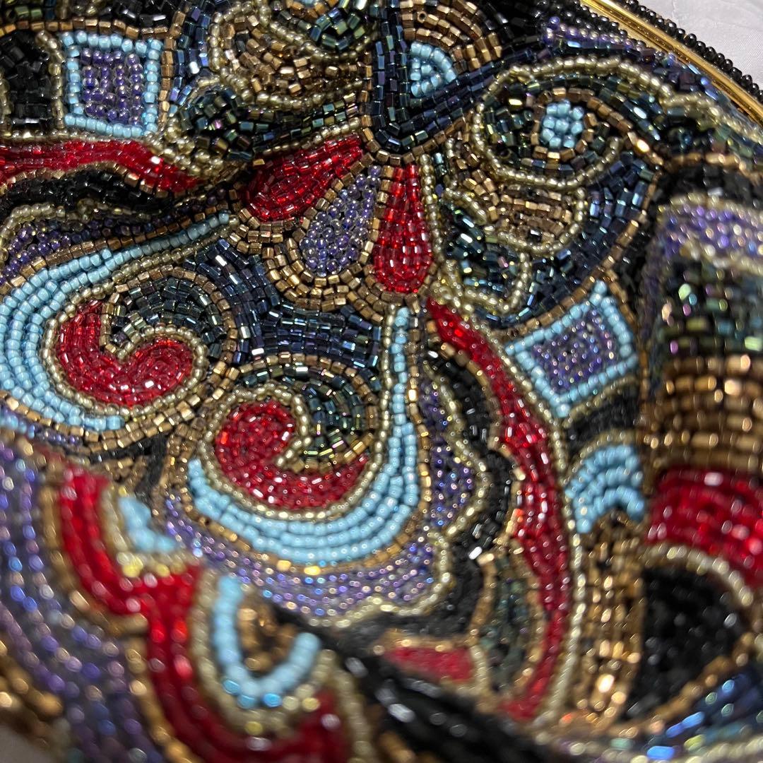 ビーズ　クラッチバッグ　LUMY はしもと　パーティー