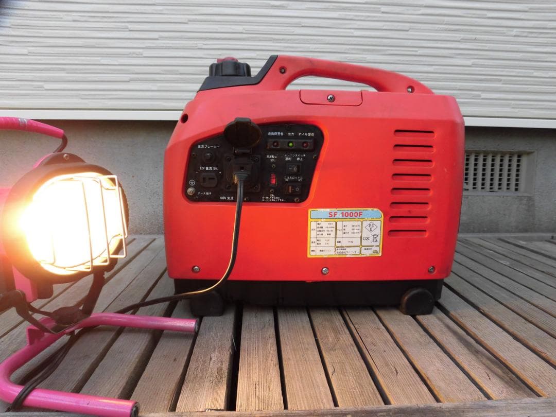 インバーター発電機 YBA SF-1000F